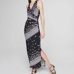 White House Black Market Patterned Maxi Dress
